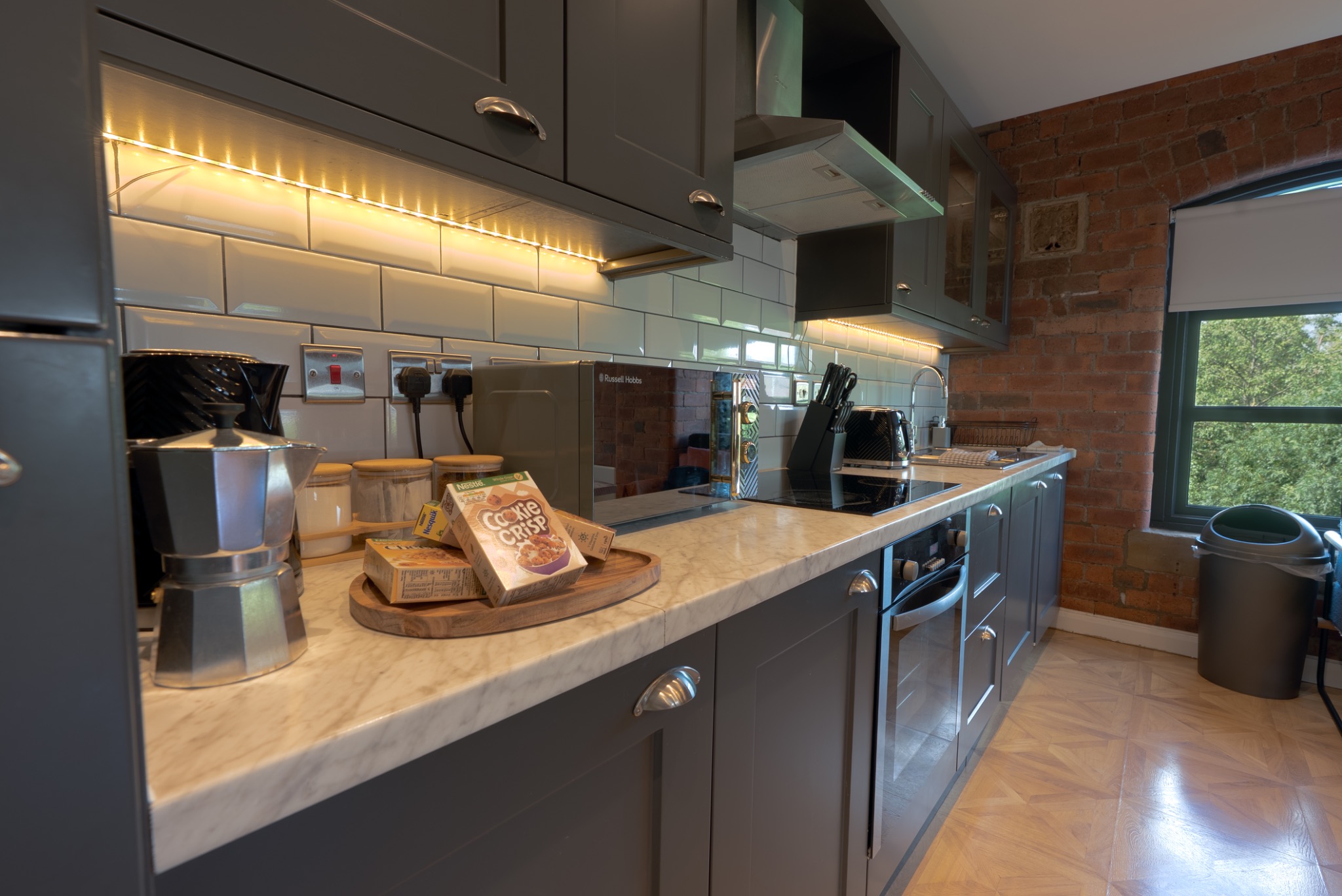 Modern fitted kitchen